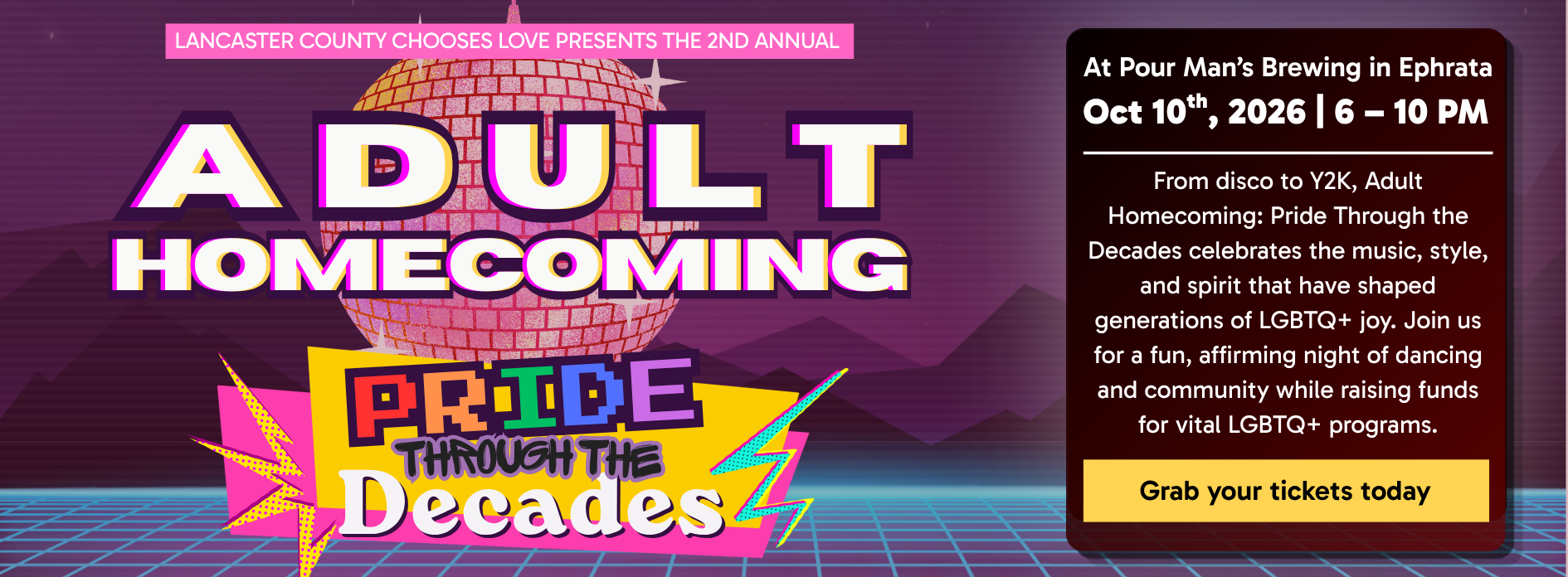 2026 Adult Homecoming: Through the Decades